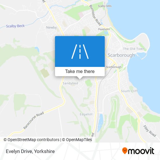 Evelyn Drive map