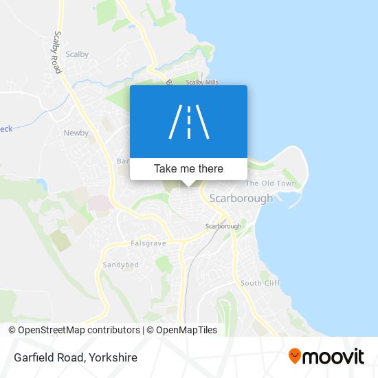 Garfield Road map