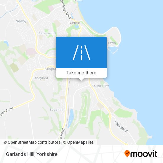 Garlands Hill map