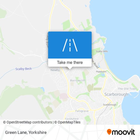 Green Lane map