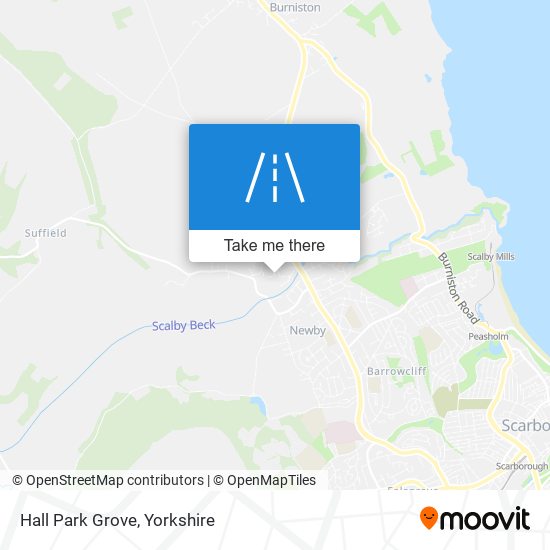 Hall Park Grove map