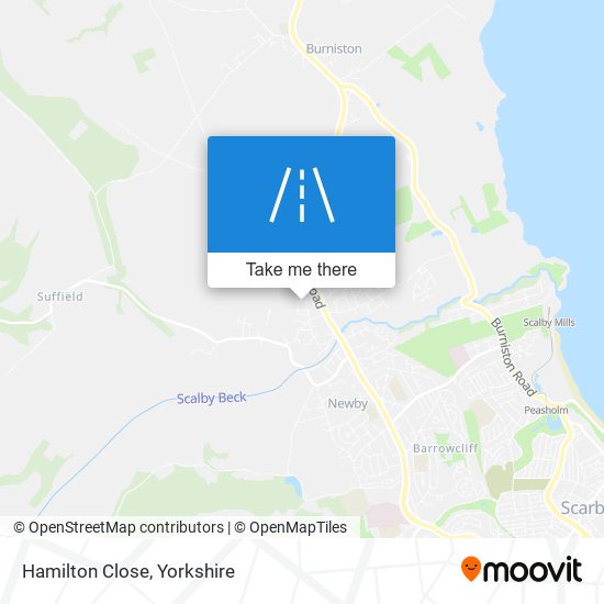 Hamilton Close map