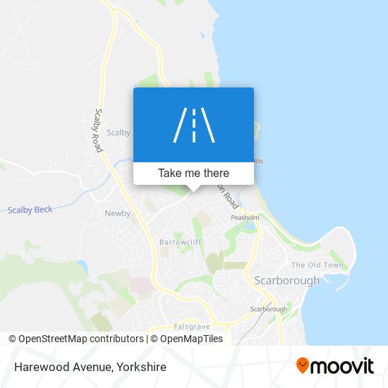 Harewood Avenue map