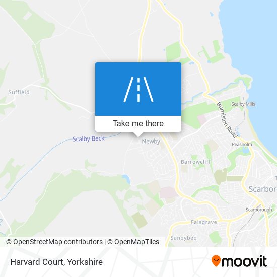 Harvard Court map