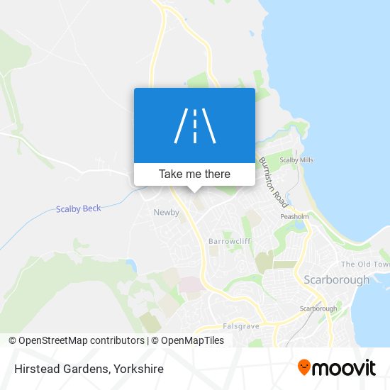 Hirstead Gardens map