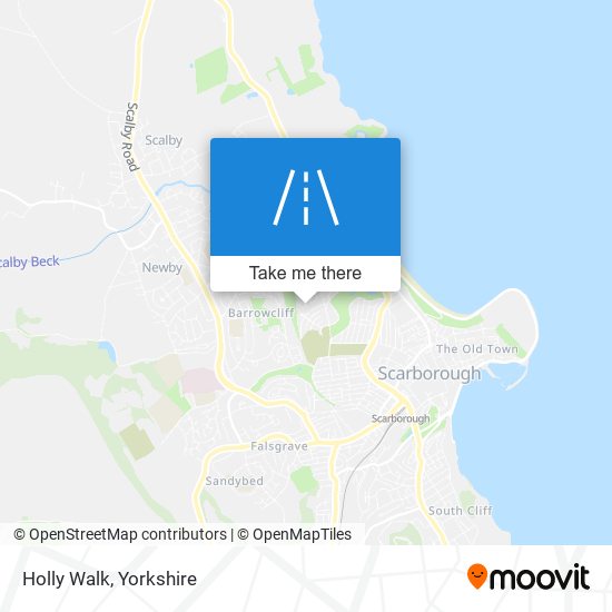 Holly Walk map