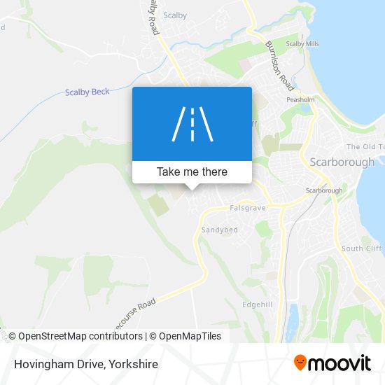 Hovingham Drive map