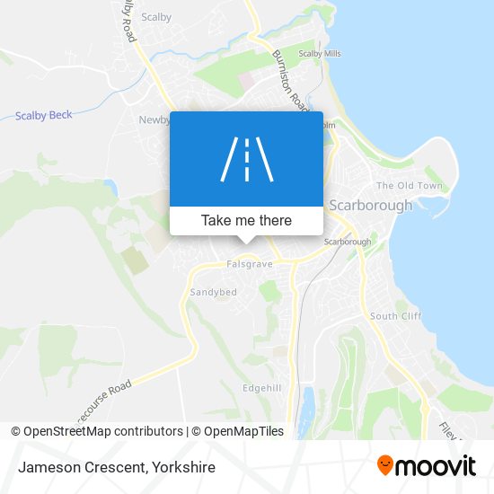 Jameson Crescent map