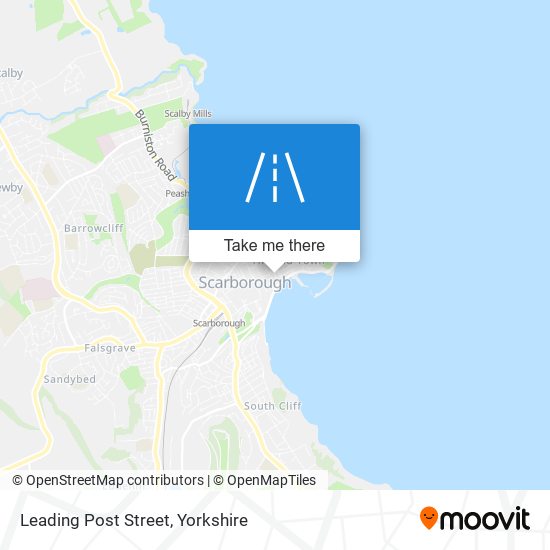 Leading Post Street map