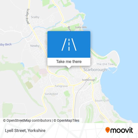 Lyell Street map