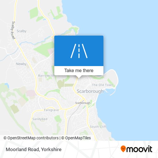 Moorland Road map