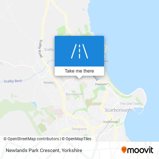 Newlands Park Crescent map
