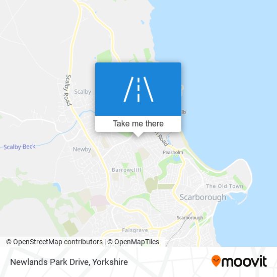 Newlands Park Drive map