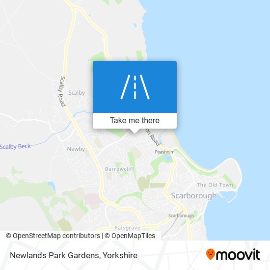 Newlands Park Gardens map