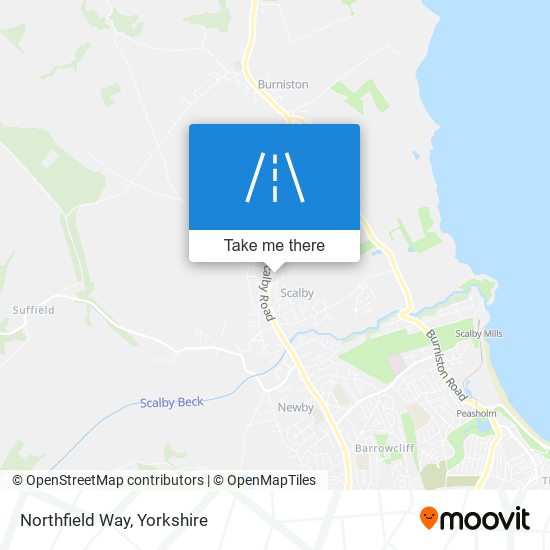 Northfield Way map