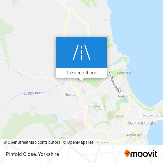 Pinfold Close map