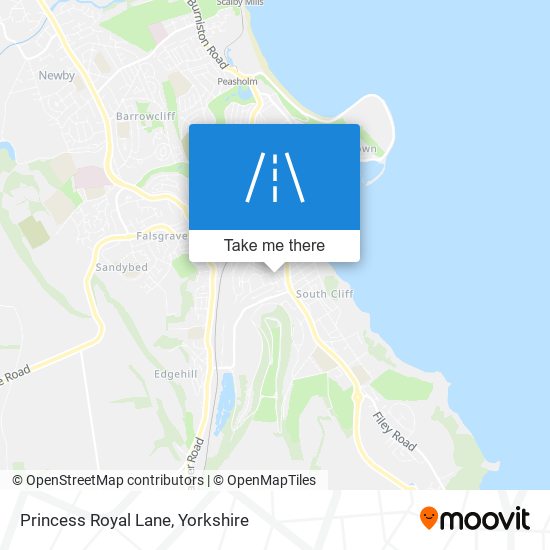 Princess Royal Lane map