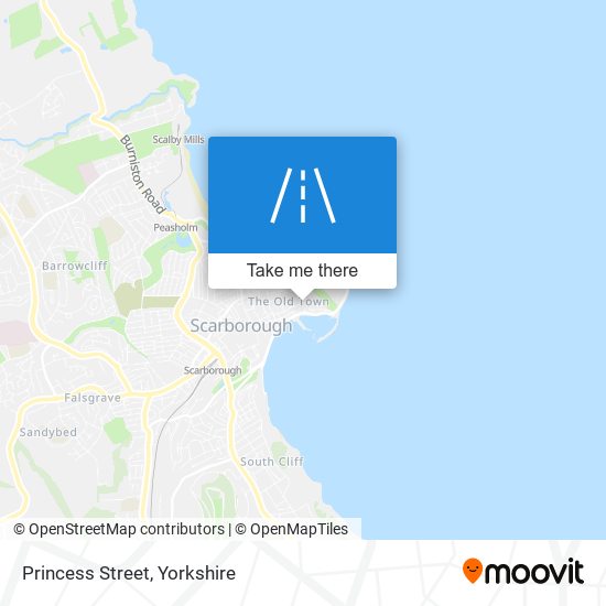 Princess Street map