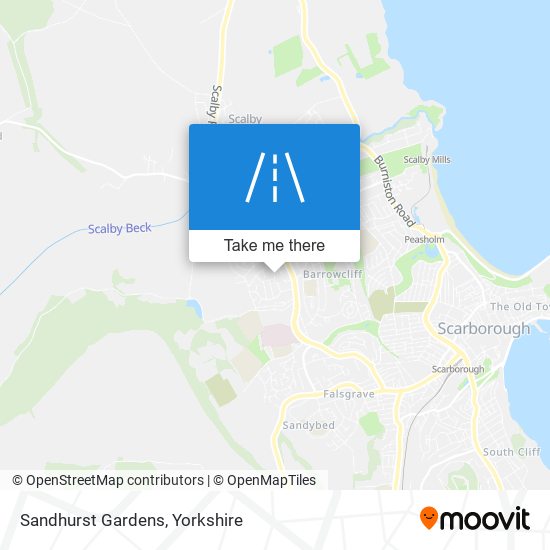 Sandhurst Gardens map
