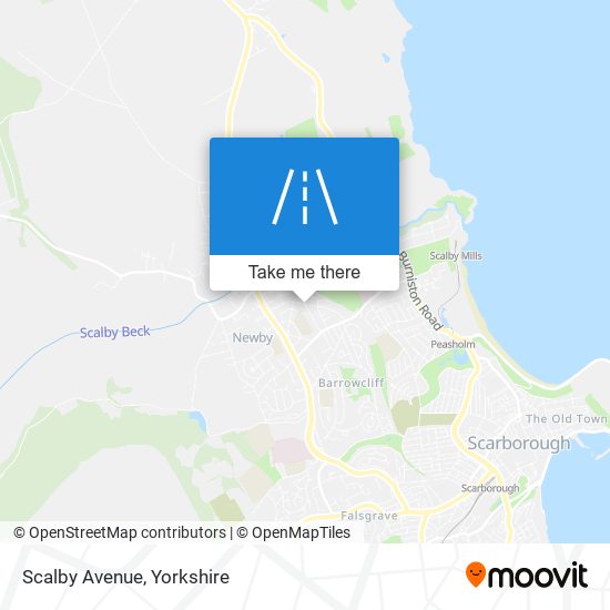 Scalby Avenue map