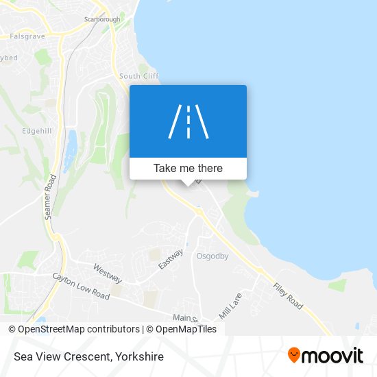 Sea View Crescent map