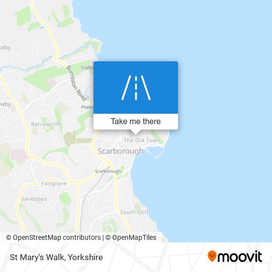 St Mary's Walk map