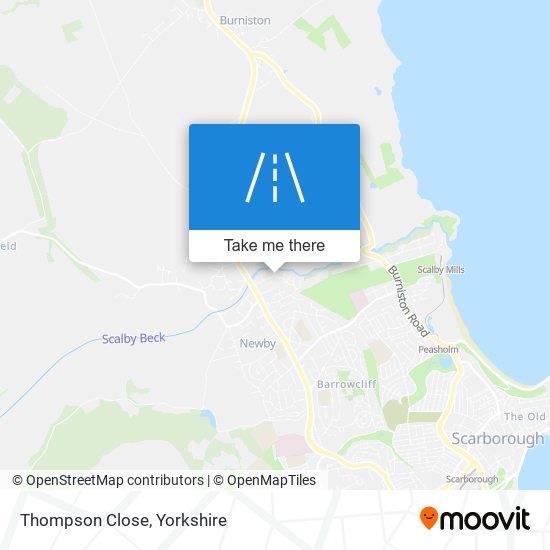 Thompson Close map