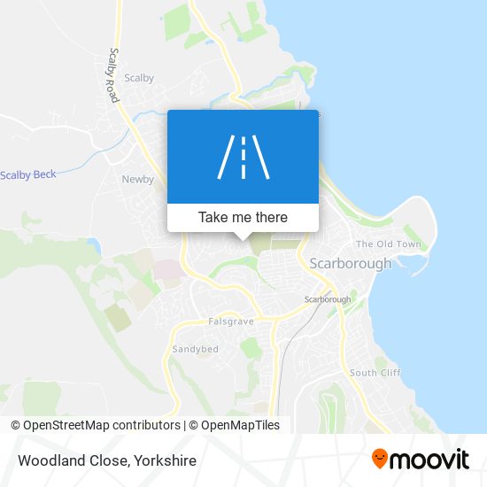 Woodland Close map