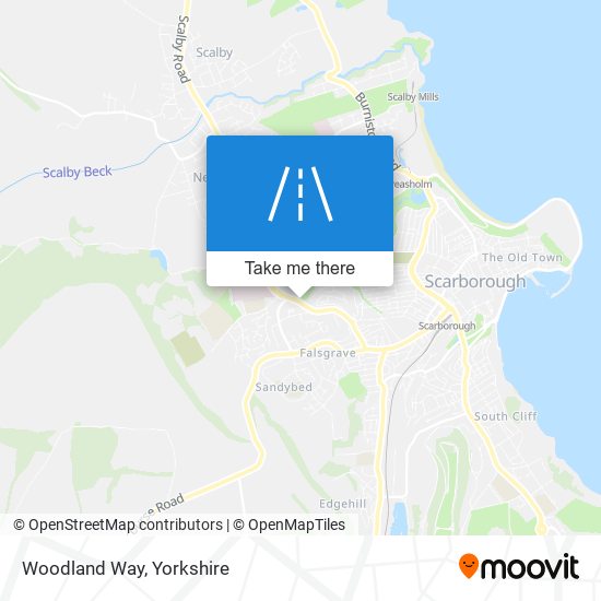 Woodland Way map