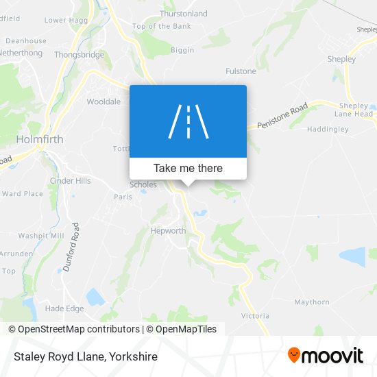 Staley Royd Llane map