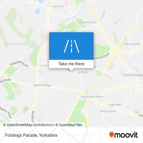 Foldings Parade map
