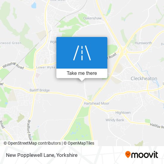 New Popplewell Lane map