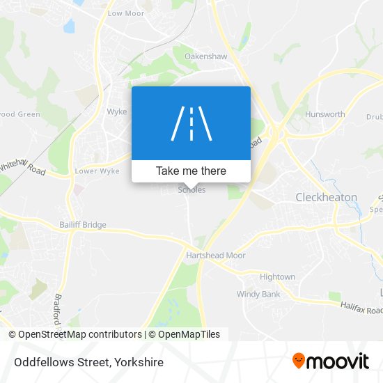 Oddfellows Street map