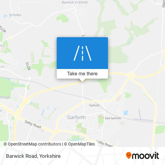 Barwick Road map