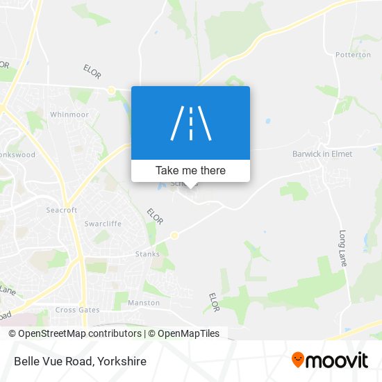Belle Vue Road map