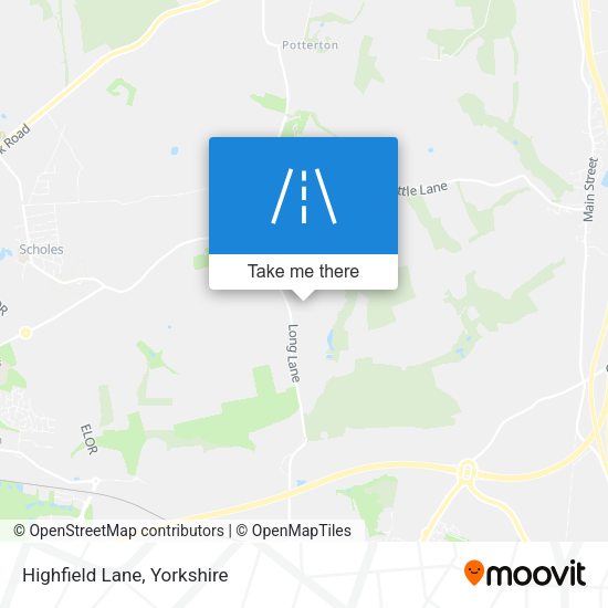 Highfield Lane map