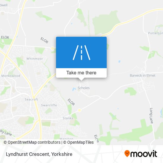 Lyndhurst Crescent map