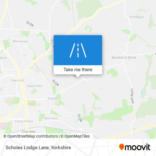 Scholes Lodge Lane map