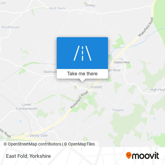 East Fold map