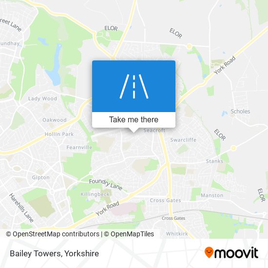 Bailey Towers map