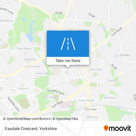 Easdale Crescent map