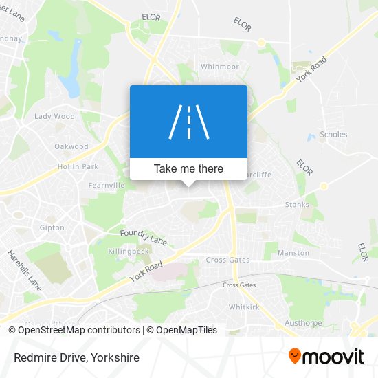 Redmire Drive map