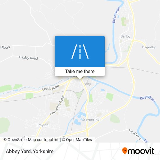 Abbey Yard map