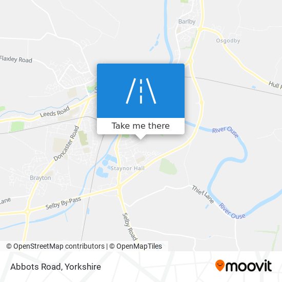 Abbots Road map