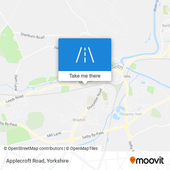 Applecroft Road map