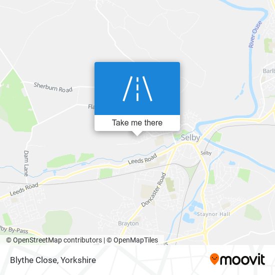Blythe Close map