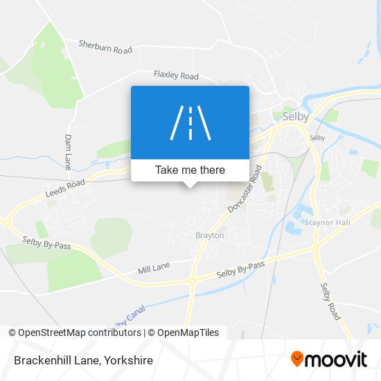 Brackenhill Lane map