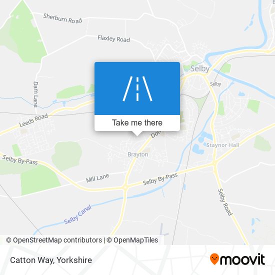 Catton Way map