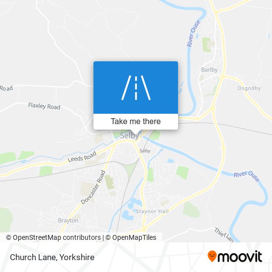 Church Lane map