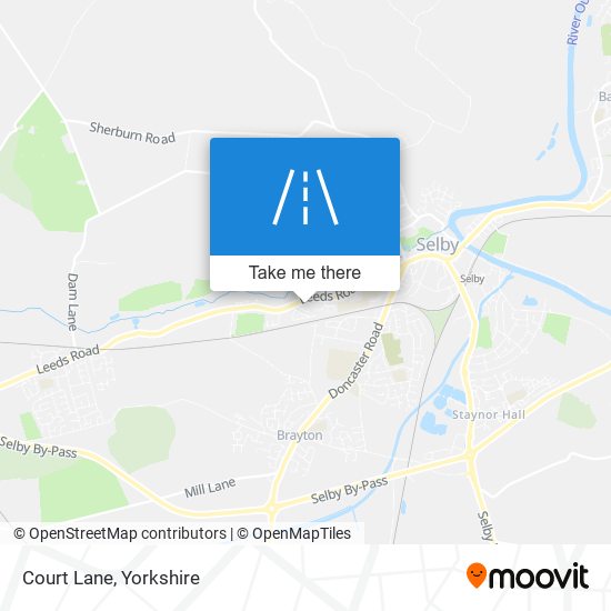 Court Lane map